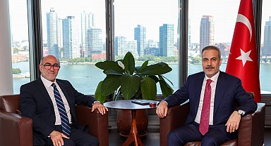 Bakan Fidan, ABD Müslüman Kuruluşlar Konseyi Başkanı Cemal'i kabul etti