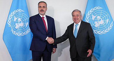 Bakan Fidan, BM Genel Merkezi'ndeki akşam yemeğine katıldı