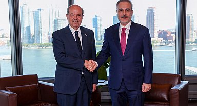 Bakan Fidan, KKTC Cumhurbaşkanı Tatar ile bir araya geldi