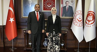 Bakan Göktaş, Bahreyn Krallığı'nın Ankara Büyükelçisi Marzooq'u kabul etti