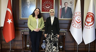 Bakan Göktaş, İrlanda'nın Ankara Büyükelçisi Brosnan'ı kabul etti