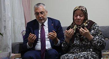 Bakan Işıkhan, 15 Temmuz şehidi Yakup Kozan'ın ailesini ziyaret etti