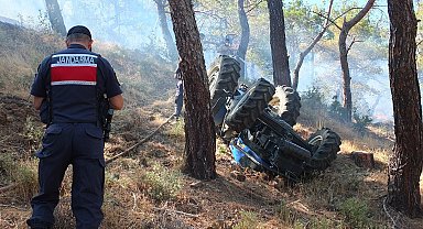 Balıkesir Burhaniye'de çıkan orman yangını 8 saatte kontrol altına alındı