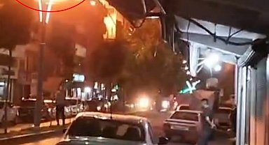 Batman'da çatı katındaki patlama kamerada