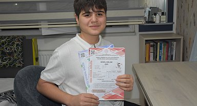 Batmanlı LGS 1'incisi Ömer: Bol bol kitap okudum