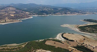 Bayramiç Barajı'nın su seviyesi, 2 ayda yüzde 83'ten 40'lara geriledi