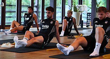 Beşiktaş günü çift antrenmanla tamamladı