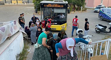 Bursa-Balıkesir sınırında orman yangını