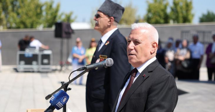 Bursa'da Kıbrıs Barış Harekâtı'nın 51. yıl dönümü töreni