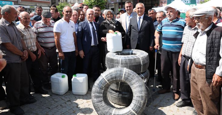 Bursa’dan Domaniç’e tarımsal destek