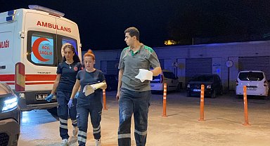 Bursa'da, orman ürünleri fabrikasında elini makineye kaptıran işçi yaralandı