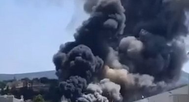 Bursa'da otomotiv fabrikasında yangın