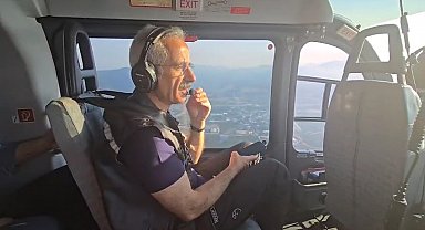 Bursa'daki yangın bölgesi dronla görüntülendi; tahliye edilen mahallelere dönüş başladı