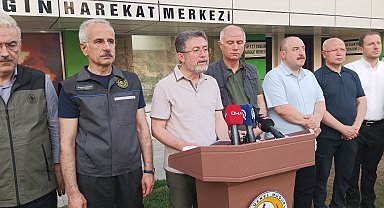 Bursa'daki yangın bölgesi dronla görüntülendi