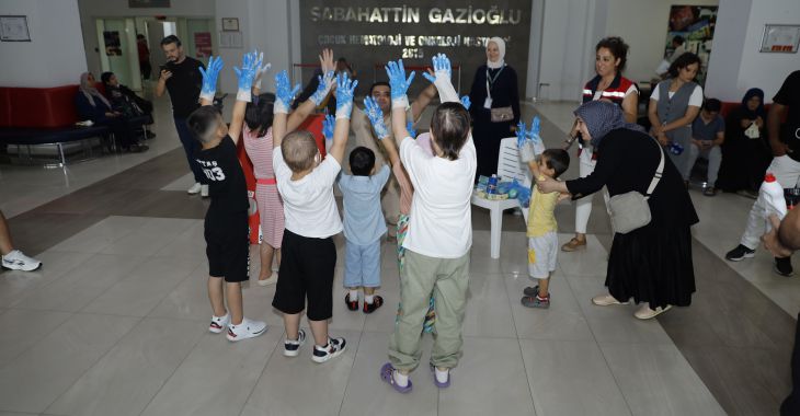 Büyükşehir’den lösemi tedavisi gören çocuklara moral