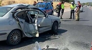 Çanakkale'de otomobille motosiklet çarpıştı: 6 yaralı