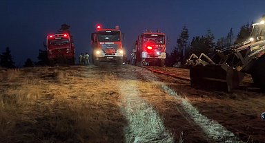 Çankırı'da orman yangını