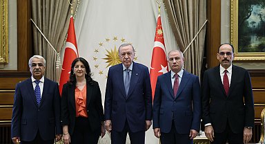 Cumhurbaşkanı Erdoğan, DEM Parti heyetini kabul etti