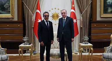 Cumhurbaşkanı Erdoğan, iş insanı Ulukaya'yı kabul etti