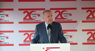 Cumhurbaşkanı Erdoğan: Türkiye'nin desteğiyle Kıbrıs Türkü öz vatanında özgürce yaşamaya devam edecek