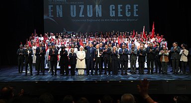 Cumhurbaşkanlığı Külliyesi'nde 'En Uzun Gece' destanının ilk temsili gerçekleştirildi