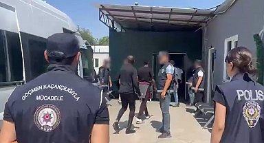 Denizli'de 11 kaçak göçmen ile 1 organizatör yakaladı
