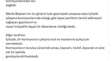 Dervişoğlu: İYİ Parti olarak komisyonda yer almayacağız