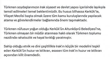 Dışişleri Sözcüsü Keçeli: Türkmen soydaşlarımızın layıkıyla temsil edilmeleri temel beklentimiz