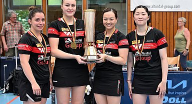 Ece Haraç, takımı ile Almanya Kadınlar Masa Tenisi Ligi şampiyonluğuna ulaştı