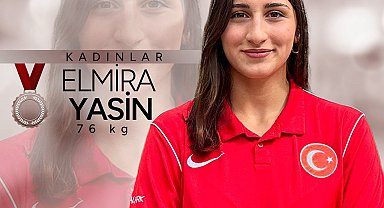Elmira Yasin, U20 Avrupa Güreş Şampiyonası'nda üçüncü oldu