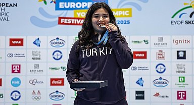 Ezginur Türkmen, Avrupa Gençlik Olimpik Yaz Festivalinde altın madalya kazandı