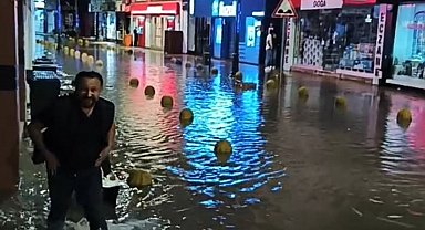 Fatsa'da sağanak, su baskınına neden oldu