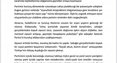 Gelecek Partisi'nden 2 milletvekili istifa etti