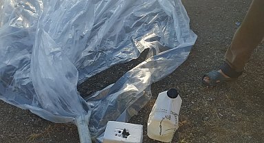 Gökyüzünden düşen paraşüte benzer nesne, incelemeye alındı