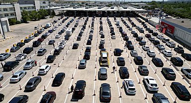Gurbetçiler, Kapıkule'de yoğunluk oluşturdu