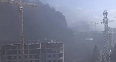 Hatay'da şantiyede çıkan yangın büyümeden söndürüldü