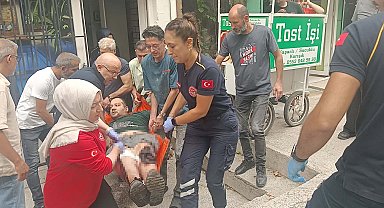 Husumetlisini, iş yerinde silahla bacaklarından yaraladı