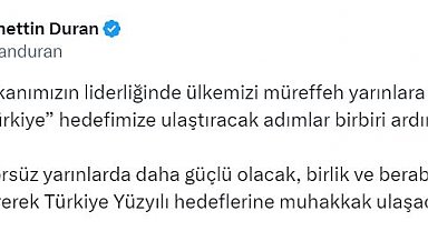 İletişim Başkanı Duran: Türkiye, terörsüz yarınlarda daha güçlü olacak