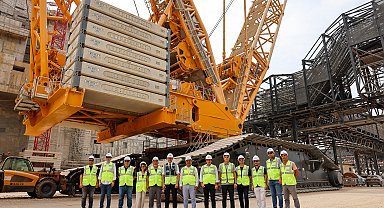 İş dünyasının temsilcileri Akkuyu NGS sahasını ziyaret etti