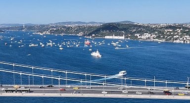 İstanbul - 15 Temmuz şehitleri anısına 253 tekne boğazdan geçti - 1