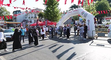 İstanbul - 15 Temmuz Şehitlerini 5. Vatan Koşusu'na katılarak andılar