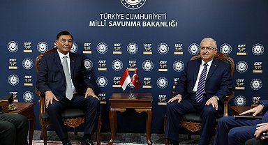 İstanbul- Bakan Güler, Endonezya Savunma Bakanı Sjamsoeddin ile bir araya geldi