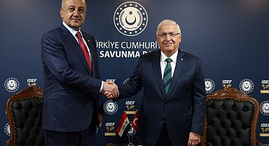 İstanbul- Bakan Güler, Irak Savunma Bakanı Sabit Muhammed Said El-Abbasi ile görüştü