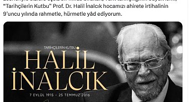 İstanbul- Cumhurbaşkanı Erdoğan: Prof. Dr. Halil İnalcık'ı rahmetle, hürmetle yad ediyorum