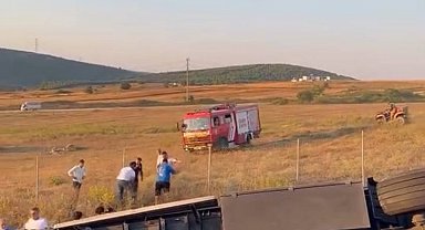 İstanbul - Kuzey Marmara Otoyolu'nda TIR devrildi: 2 ölü