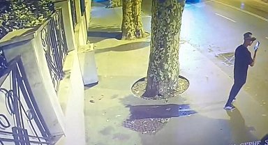 İstanbul - Sarıyer'de restorana molotoflu saldırının yeni görüntüleri ortaya çıktı; önce kayıt aldı sonra molotof attı