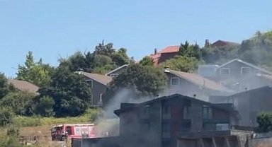 İstanbul - Sarıyer'de villada yangın-1