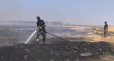 İstanbul- Silivri'de arazide çıkan yangın söndürüldü