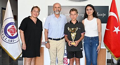 İzmir BİL Koleji öğrencisi Çağrı Karatepe LGS birincisi oldu