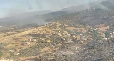 İzmir Ödemiş'teki orman yangını 3'üncü gününde